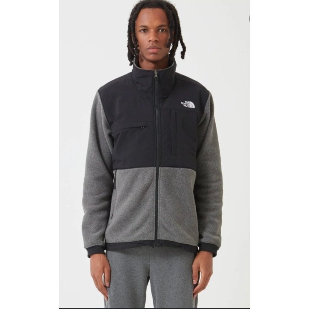 The North Face Mens Small Jacket Denali Sherpa Fleece Long Sleeve Jacket 6642
